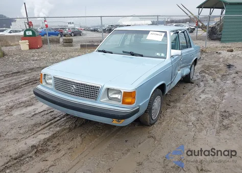 1985 Plymouth Reliant z USA, uszkodzony, nr VIN 1P3BP26C2FF159366